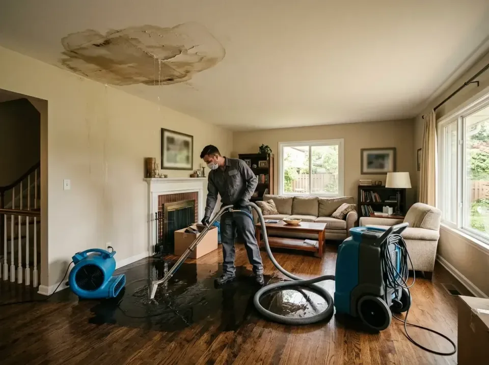 attic-pipe-burst-ceiling-drip-008 — frequently asked questions, Water Damage Restoration & Carpet Care in West Menlo Park, CA